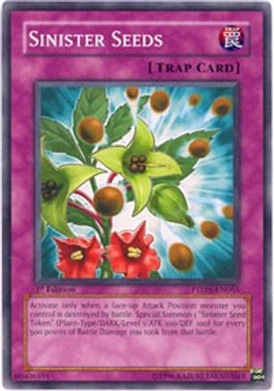 Sinister Seeds (PTDN-EN065) - Phantom Darkness Unlimited Phantom Darkness Yugioh Single Squirtle Squad Card Shop.