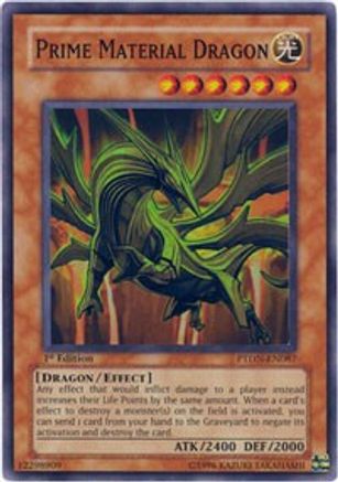 Prime Material Dragon (PTDN-EN087) - Phantom Darkness 1st Edition Phantom Darkness Yugioh Single Squirtle Squad Card Shop.