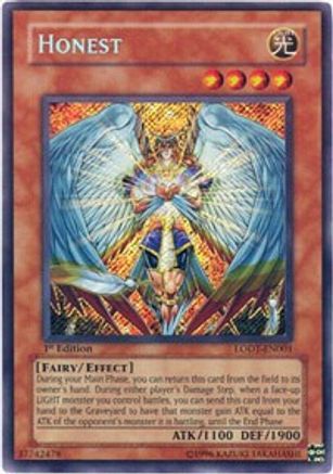Honest (LODT-EN001) - Light of Destruction Unlimited Light of Destruction Yugioh Single Squirtle Squad Card Shop.