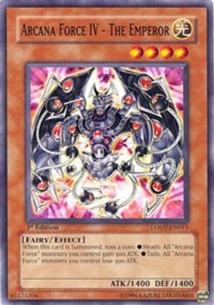 Arcana Force IV - The Emperor (LODT-EN011) - Light of Destruction Unlimited Light of Destruction Yugioh Single Squirtle Squad Card Shop.