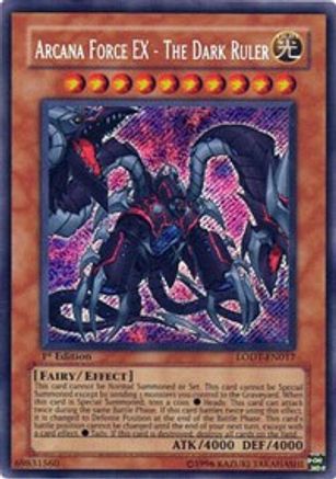 Arcana Force EX - The Dark Ruler (LODT-EN017) - Light of Destruction 1st Edition Light of Destruction Yugioh Single Squirtle Squad Card Shop.