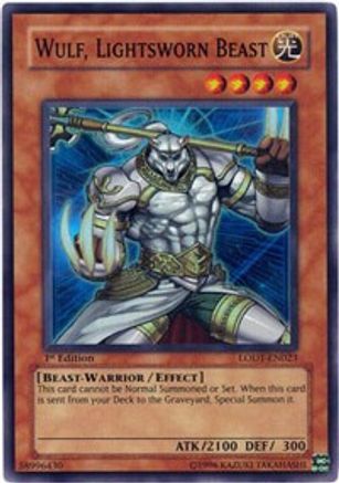 Wulf, Lightsworn Beast (LODT-EN023) - Light of Destruction 1st Edition Light of Destruction Yugioh Single Squirtle Squad Card Shop.