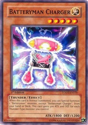 Batteryman Charger (LODT-EN030) - Light of Destruction Unlimited Light of Destruction Yugioh Single Squirtle Squad Card Shop.