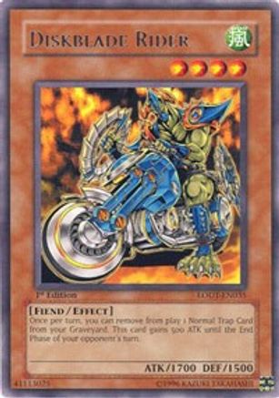 Diskblade Rider (LODT-EN035) - Light of Destruction 1st Edition Light of Destruction Yugioh Single Squirtle Squad Card Shop.