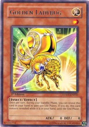 Golden Ladybug (LODT-EN036) - Light of Destruction Unlimited Light of Destruction Yugioh Single Squirtle Squad Card Shop.