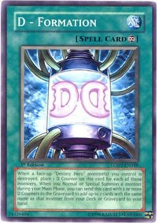 D - Formation (LODT-EN048) - Light of Destruction 1st Edition Light of Destruction Yugioh Single Squirtle Squad Card Shop.