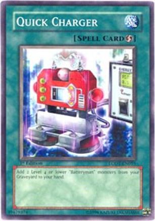 Quick Charger (LODT-EN055) - Light of Destruction 1st Edition Light of Destruction Yugioh Single Squirtle Squad Card Shop.