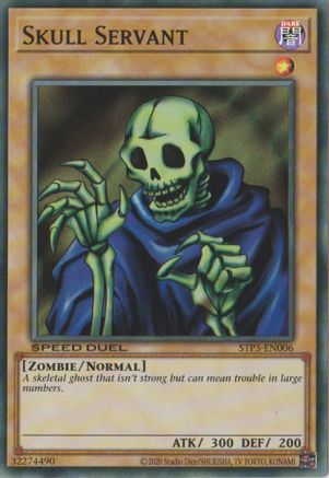 Skull Servant (STP3-EN006) - Speed Duel: Tournament Pack 3 Unlimited Speed Duel: Tournament Pack 3 Yugioh Single Squirtle Squad Card Shop.