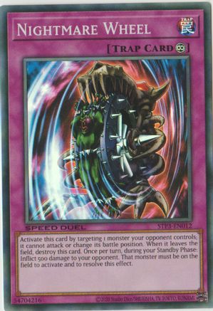 Nightmare Wheel (STP3-EN012) - Speed Duel: Tournament Pack 3 Unlimited Speed Duel: Tournament Pack 3 Yugioh Single Squirtle Squad Card Shop.