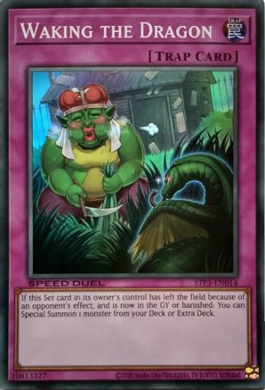 Waking the Dragon (STP3-EN014) - Speed Duel: Tournament Pack 3 Unlimited Speed Duel: Tournament Pack 3 Yugioh Single Squirtle Squad Card Shop.