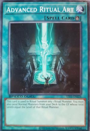 Advanced Ritual Art (STP3-EN026) - Speed Duel: Tournament Pack 3 Unlimited Speed Duel: Tournament Pack 3 Yugioh Single Squirtle Squad Card Shop.