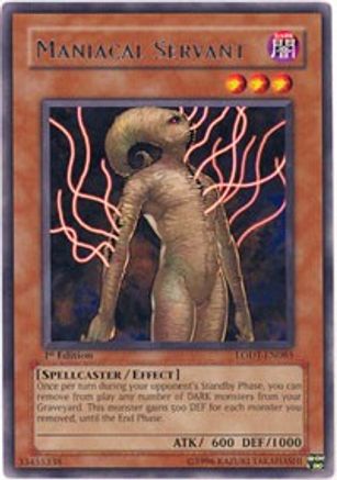 Maniacal Servant (LODT-EN085) - Light of Destruction 1st Edition Light of Destruction Yugioh Single Squirtle Squad Card Shop.
