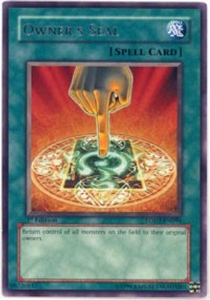 Owner's Seal (LODT-EN094) - Light of Destruction 1st Edition Light of Destruction Yugioh Single Squirtle Squad Card Shop.