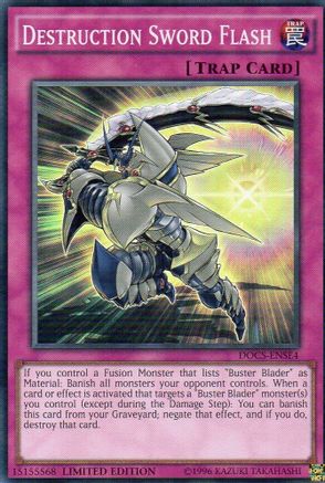 Destruction Sword Flash (DOCS-ENSE4) - Dimension of Chaos Limited Dimension of Chaos Yugioh Single Squirtle Squad Card Shop.