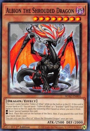 Albion the Shrouded Dragon (SDAZ-EN005) - Structure Deck: Albaz Strike 1st Edition Structure Deck: Albaz Strike Yugioh Single Squirtle Squad Card Shop.