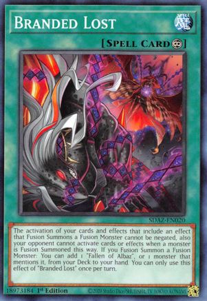 Branded Lost (SDAZ-EN020) - Structure Deck: Albaz Strike 1st Edition Structure Deck: Albaz Strike Yugioh Single Squirtle Squad Card Shop.