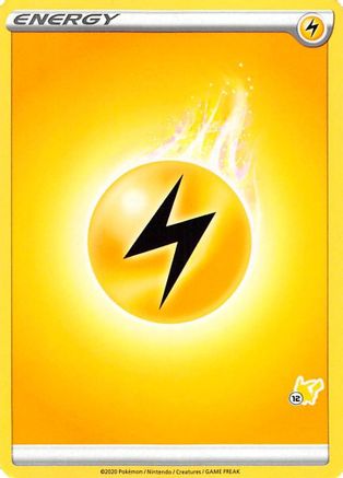 Lightning Energy (#12 Pikachu Stamped) Battle Academy 2022 - Promo Battle Academy 2022 Pokemon Single Squirtle Squad Card Shop.