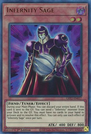 Infernity Sage (GFP2-EN017) - Ghosts From the Past: The 2nd Haunting 1st Edition Ghosts From the Past: The 2nd Haunting Yugioh Single Squirtle Squad Card Shop.