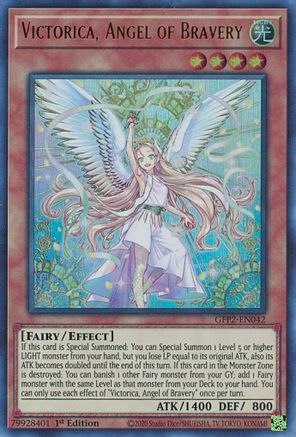 Victorica, Angel of Bravery (GFP2-EN042) - Ghosts From the Past: The 2nd Haunting 1st Edition Ghosts From the Past: The 2nd Haunting Yugioh Single Squirtle Squad Card Shop.