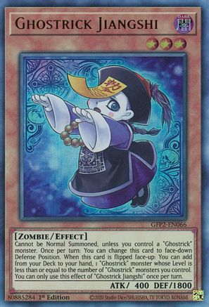 Ghostrick Jiangshi (GFP2-EN066) - Ghosts From the Past: The 2nd Haunting 1st Edition Ghosts From the Past: The 2nd Haunting Yugioh Single Squirtle Squad Card Shop.