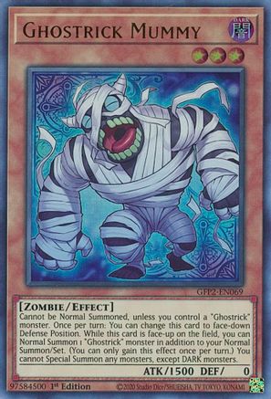 Ghostrick Mummy (GFP2-EN069) - Ghosts From the Past: The 2nd Haunting 1st Edition Ghosts From the Past: The 2nd Haunting Yugioh Single Squirtle Squad Card Shop.