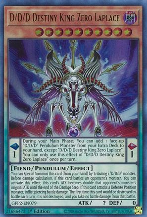 D/D/D Destiny King Zero Laplace (GFP2-EN079) - Ghosts From the Past: The 2nd Haunting 1st Edition Ghosts From the Past: The 2nd Haunting Yugioh Single Squirtle Squad Card Shop.