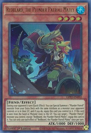 Redbeard, the Plunder Patroll Matey (GFP2-EN092) - Ghosts From the Past: The 2nd Haunting 1st Edition Ghosts From the Past: The 2nd Haunting Yugioh Single Squirtle Squad Card Shop.