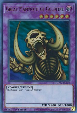 Great Mammoth of Goldfine (GFP2-EN120) - Ghosts From the Past: The 2nd Haunting 1st Edition Ghosts From the Past: The 2nd Haunting Yugioh Single Squirtle Squad Card Shop.