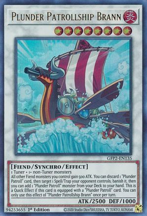 Plunder Patrollship Brann (GFP2-EN135) - Ghosts From the Past: The 2nd Haunting 1st Edition Ghosts From the Past: The 2nd Haunting Yugioh Single Squirtle Squad Card Shop.