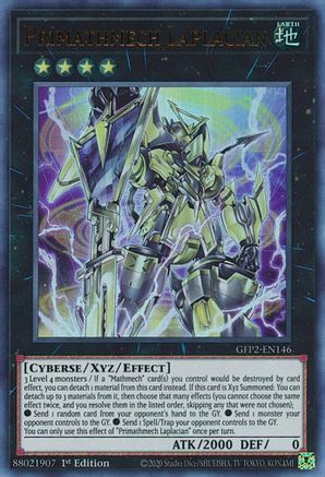 Primathmech Laplacian (GFP2-EN146) - Ghosts From the Past: The 2nd Haunting 1st Edition Ghosts From the Past: The 2nd Haunting Yugioh Single Squirtle Squad Card Shop.