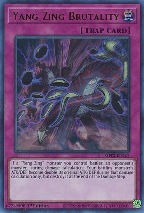 Yang Zing Brutality (GFP2-EN169) - Ghosts From the Past: The 2nd Haunting 1st Edition Ghosts From the Past: The 2nd Haunting Yugioh Single Squirtle Squad Card Shop.
