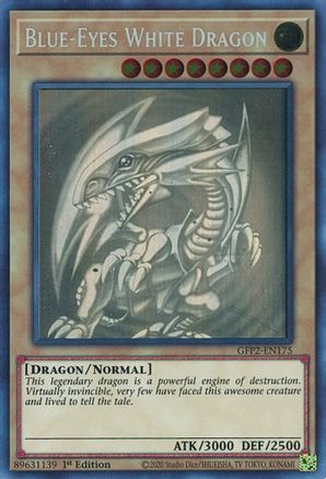 Blue-Eyes White Dragon (Ghost Rare) (GFP2-EN175) - Ghosts From the Past: The 2nd Haunting 1st Edition Ghosts From the Past: The 2nd Haunting Yugioh Single Squirtle Squad Card Shop.