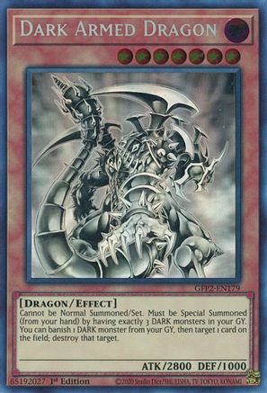 Dark Armed Dragon (Ghost Rare) (GFP2-EN179) - Ghosts From the Past: The 2nd Haunting 1st Edition Ghosts From the Past: The 2nd Haunting Yugioh Single Squirtle Squad Card Shop.
