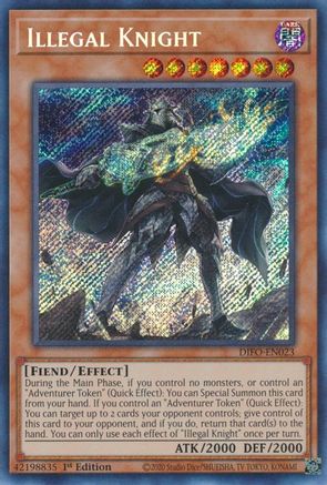 Illegal Knight (DIFO-EN023) - Dimension Force 1st Edition Dimension Force Yugioh Single Squirtle Squad Card Shop.