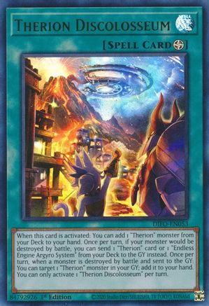 Therion Discolosseum (DIFO-EN053) - Dimension Force 1st Edition Dimension Force Yugioh Single Squirtle Squad Card Shop.