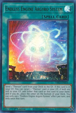 Endless Engine Argyro System (DIFO-EN054) - Dimension Force 1st Edition Dimension Force Yugioh Single Squirtle Squad Card Shop.