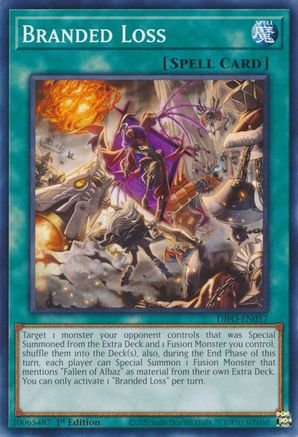Branded Loss (DIFO-EN057) - Dimension Force 1st Edition Dimension Force Yugioh Single Squirtle Squad Card Shop.
