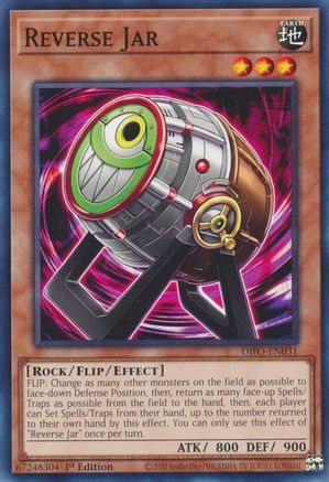 Reverse Jar (DIFO-EN031) - Dimension Force 1st Edition Dimension Force Yugioh Single Squirtle Squad Card Shop.
