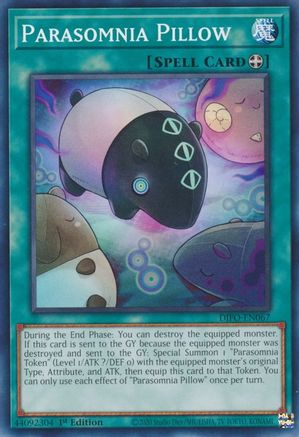 Parasomnia Pillow (DIFO-EN067) - Dimension Force 1st Edition Dimension Force Yugioh Single Squirtle Squad Card Shop.