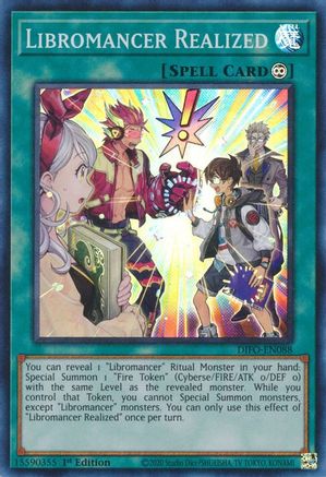 Libromancer Realized (DIFO-EN088) - Dimension Force 1st Edition Dimension Force Yugioh Single Squirtle Squad Card Shop.