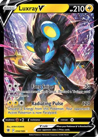 Luxray V 050/189 – Astral Radiance – Ultra Rare Pokémon Card