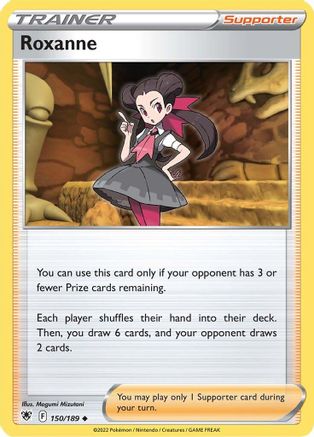 Roxanne 150 - Reverse Holofoil SWSH10 Astral Radiance - Uncommon SWSH10: Astral Radiance Pokemon Single Squirtle Squad Card Shop.