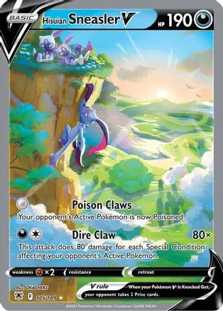 Hisuian Sneasler V (Alternate Full Art) 175 - Holofoil SWSH10 Astral Radiance - Ultra Rare