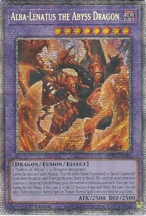 Alba-Lenatus the Abyss Dragon (Starlight Rare) (DIFO-EN035) - Dimension Force 1st Edition Dimension Force Yugioh Single Squirtle Squad Card Shop.