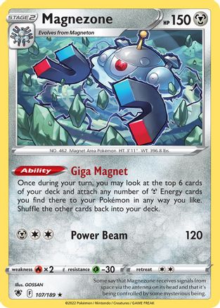 Magnezone - 107/189/189 Deck Exclusives - Rare Deck Exclusives Pokemon Single Squirtle Squad Card Shop.