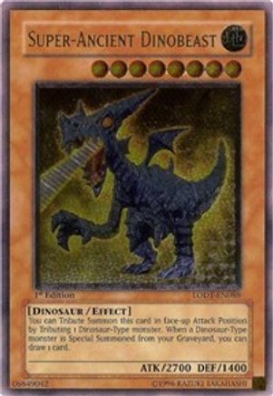 Super-Ancient Dinobeast (UTR) (LODT-EN088) - Light of Destruction 1st Edition Light of Destruction Yugioh Single Squirtle Squad Card Shop.