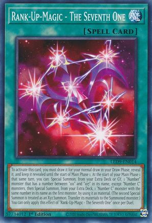 Rank-Up-Magic - The Seventh One (LED9-EN014) - Legendary Duelists: Duels From the Deep 1st Edition Legendary Duelists: Duels From the Deep Yugioh Single Squirtle Squad Card Shop.