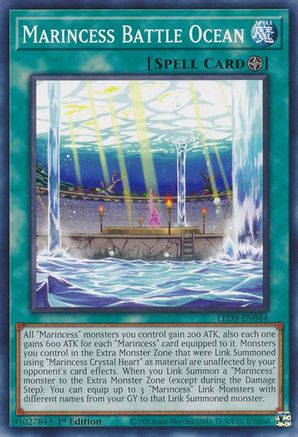 Marincess Battle Ocean (LED9-EN044) - Legendary Duelists: Duels From the Deep 1st Edition Legendary Duelists: Duels From the Deep Yugioh Single Squirtle Squad Card Shop.