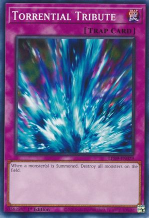 Torrential Tribute (LED9-EN029) - Legendary Duelists: Duels From the Deep 1st Edition Legendary Duelists: Duels From the Deep Yugioh Single Squirtle Squad Card Shop.
