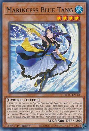 Marincess Blue Tang (LED9-EN051) - Legendary Duelists: Duels From the Deep 1st Edition Legendary Duelists: Duels From the Deep Yugioh Single Squirtle Squad Card Shop.